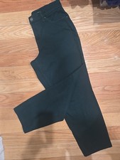 Style & Co Hunter Green Ankle Curvy Skinny Jeans, Size 10