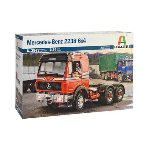 MERCEDES 2238 6x4 KIT 1:24 Italeri Kit Camion Modellino Nuovo - Immagine 3 di 3