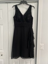 Lace Bodice Little Black Dress  Jessica Howard Size 10