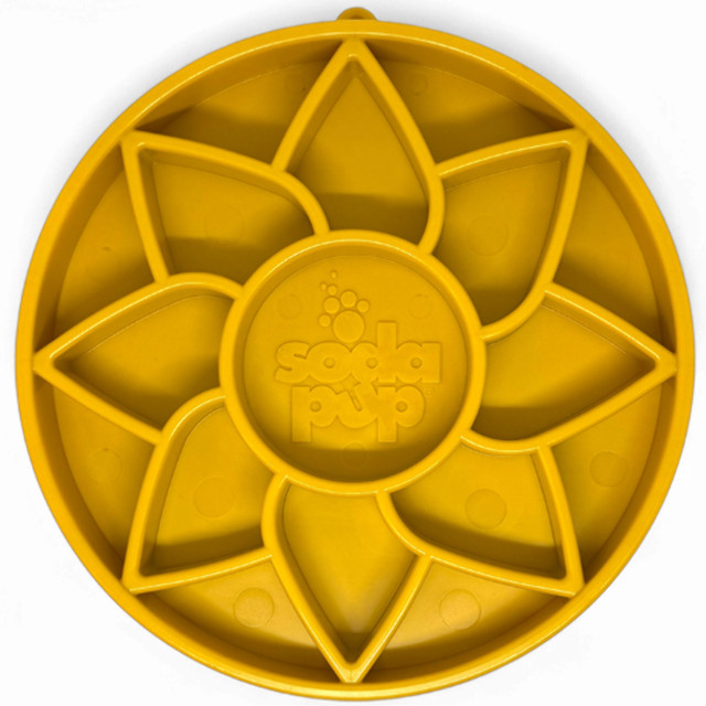 SodaPup Sunflower eTray Shallow Slow Feeder