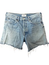 Agolde Blue Denim Shorts Resort Summer Beach