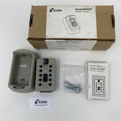New Kidde Access Point KeySafe Pushbutton Combination KeyBox Key Box Safe