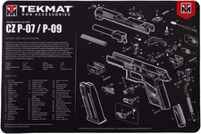 TekMat Gun Cleaning Mat for use with CZ P07, Black (TEK-17-CZP07) 
