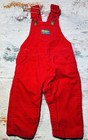Vintage Oshkosh Red Corduroy Overalls, Boy/Girl. Holiday Outfit,  Size 12M