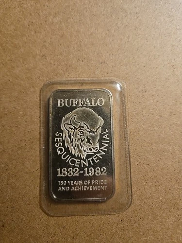 Johnson Matthey Buffalo 1 0z Silver Bar