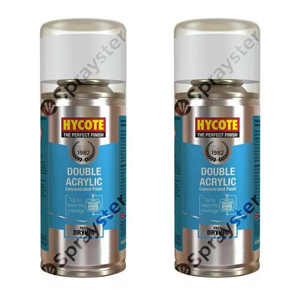 2 x Hycote Mitsubishi Satellite Silver Gloss Spray Enviro All-Purpose XDMB401