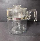 Vintage Pyrex Flameware Glass Coffee Maker Pot Percolator 9-Cup 7759-B TESTED