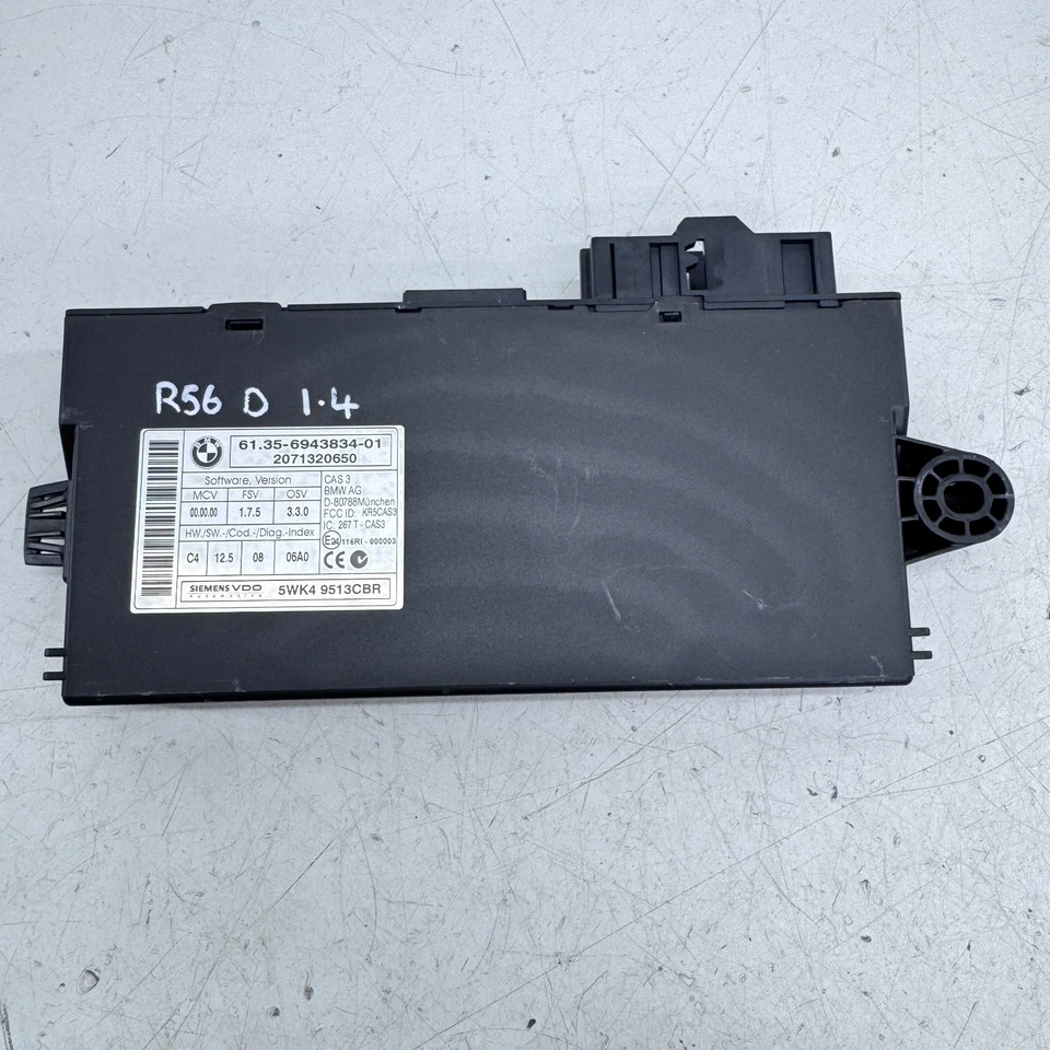 MINI ONE R56 ECU KIT 7600020 ENGINE CONTROL 95HP 1.4 PETROL N12B14A 06-10 - Image 3 of 4