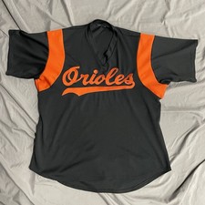 Vintage Baltimore Orioles Pullover Embroidered Jersey Size L READ MLB Baseball