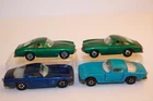 Four (4) Vintage 1960's Matchbox Lesney Cars ISO GRIFO / FERRARI BERLINETTA