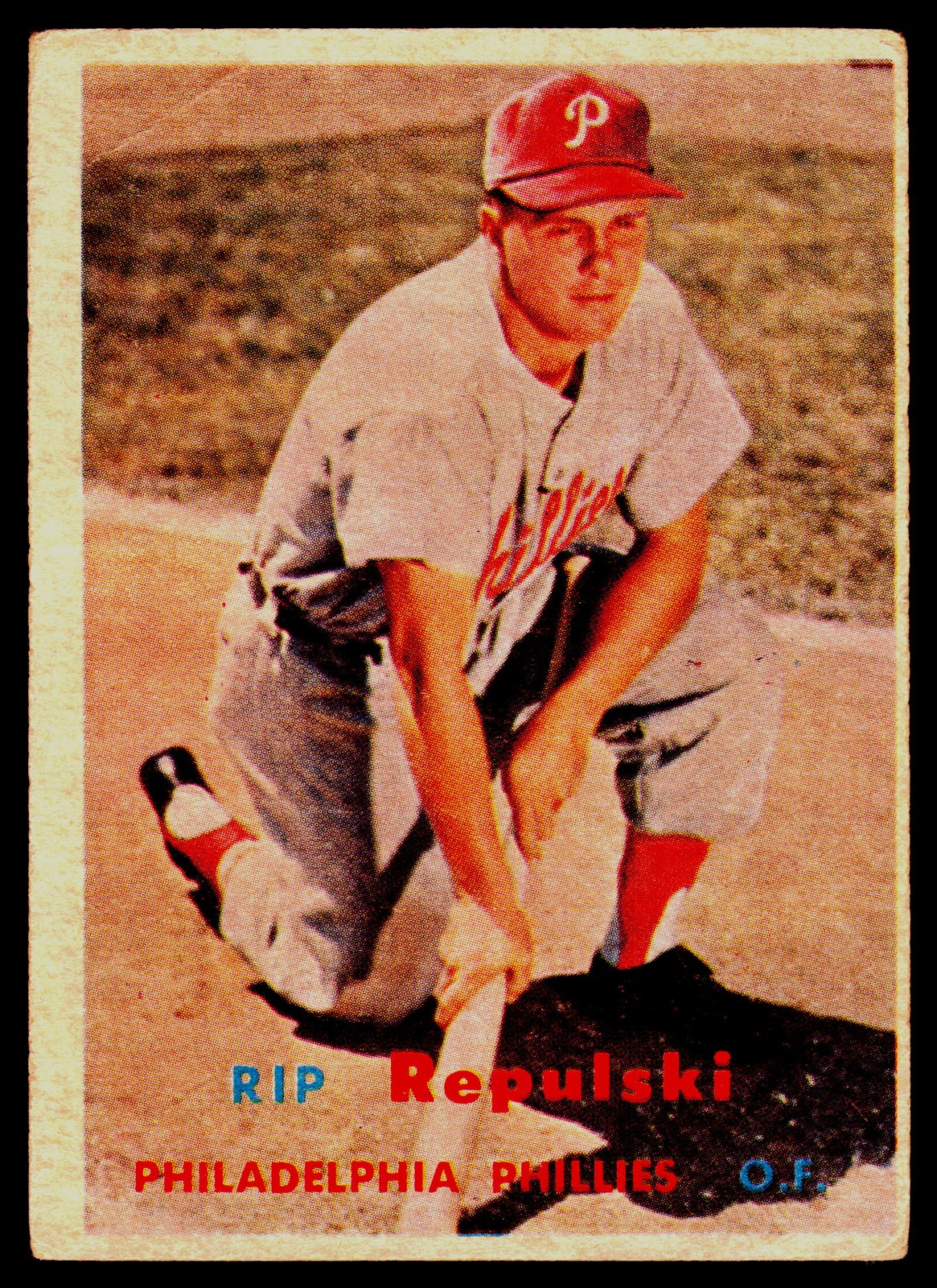 Rip Repulski #245 Baseball Cards 1957 Topps trading card — raw and PSA graded price guide