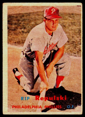 Rip Repulski #245 1957 Topps card