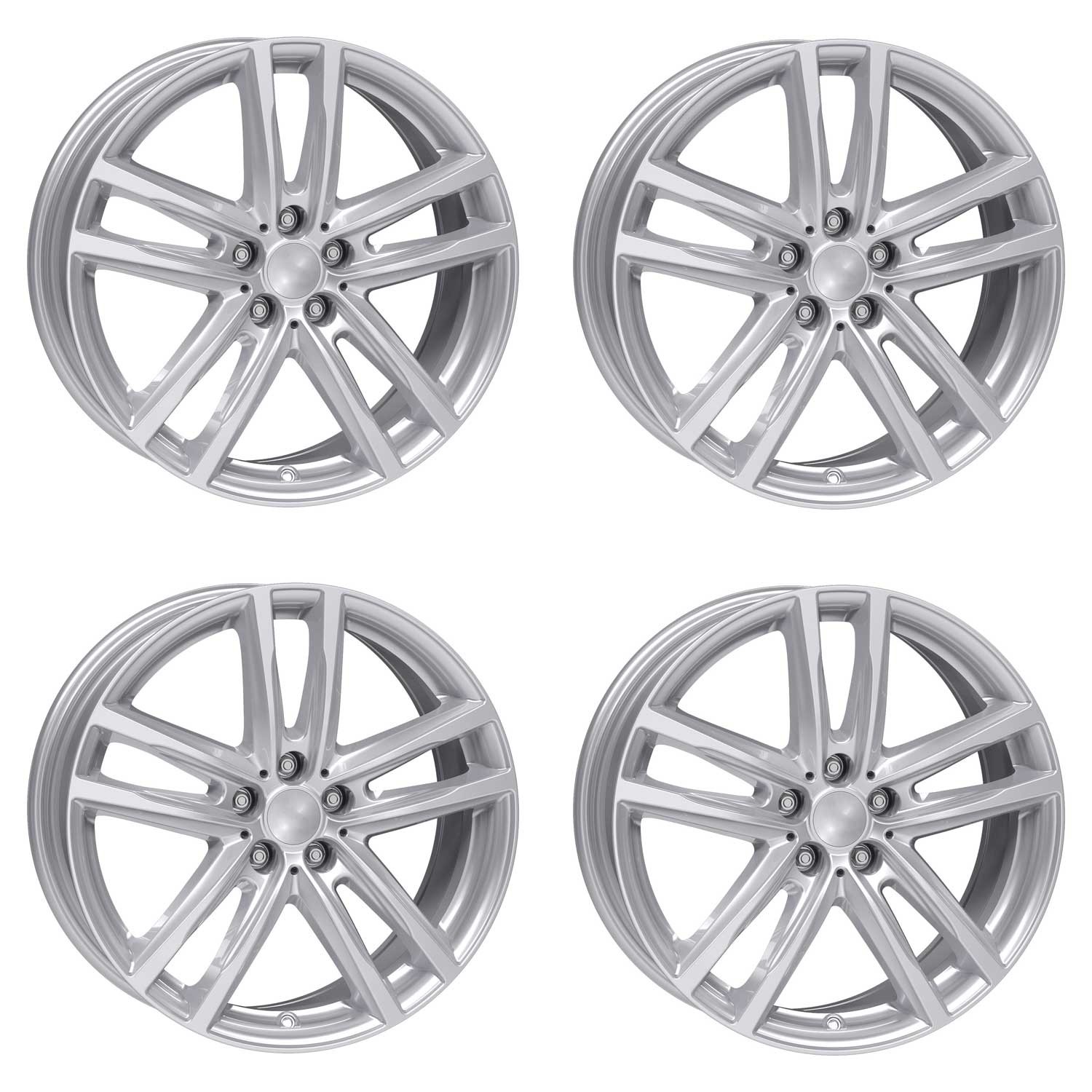 4 Rial X10 wheels 7.0Jx18 ET45 5x112 SIL for AUDI A3 A3 Sportback  Limousine Q2