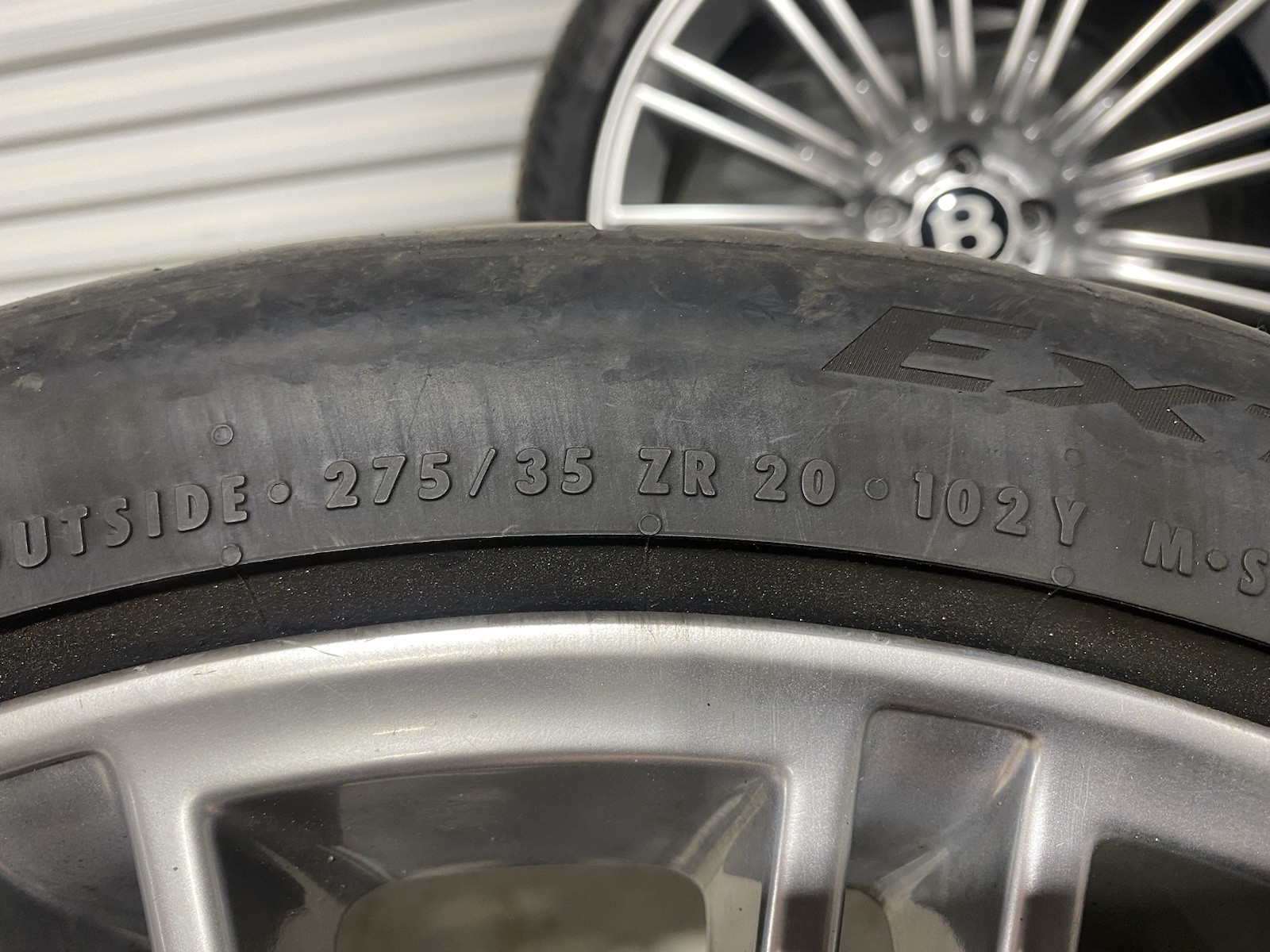 20" Wheel Rim Set + Tires OEM 06-12 Bentley Continental GT Flying Spur GTC