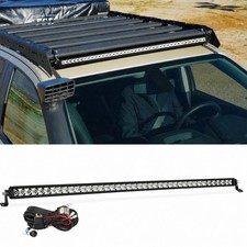 40-inch Led Light Bar Single Row Spot Flood Combo Offroad Driving Truck Wiring 40-inch Led Light Bar Single Row Spot Flood Combo Offroad Driving Truck Wiring