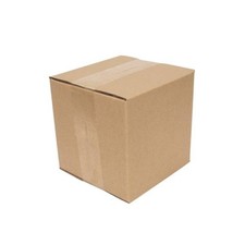 100 Corrugated Paper Boxes 4x4x4"  10 10 10cm  Yellow