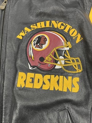 Washington Redskins 記念バックル Washington Redskins Carl Banks Wilson's Leather Jacket Vintage