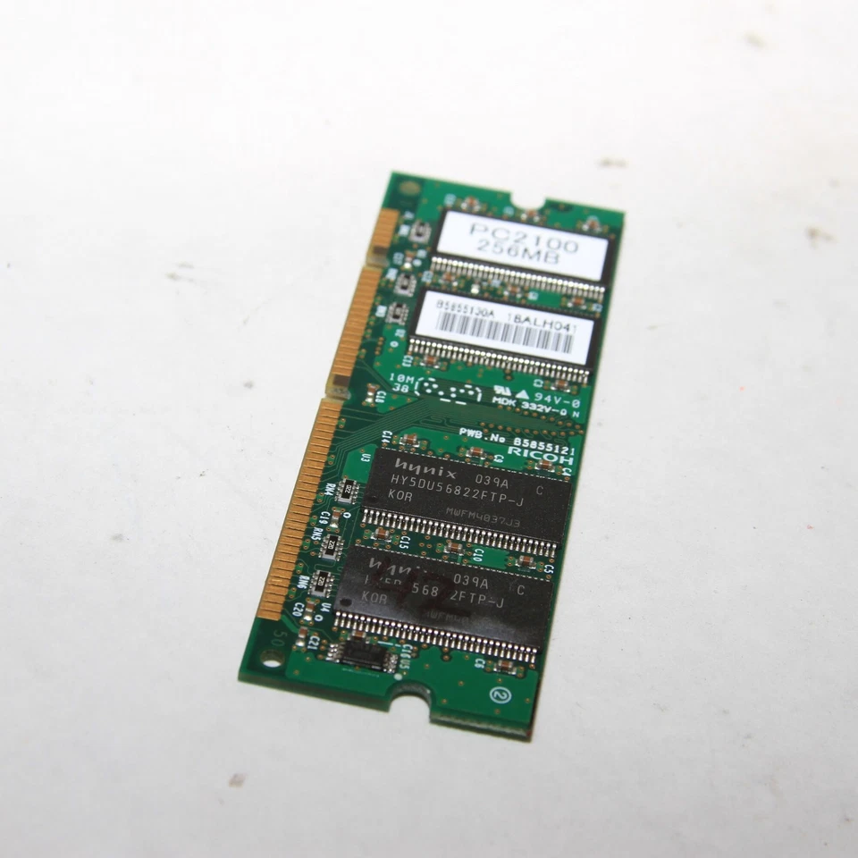 Ricoh B5855130D 256MB DDR1 SO-DIMM Memory Module MPC2030/MPC2050/MPC255 Untested - Image 2 of 3