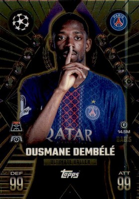 Match Attax EXTRA CL UCC BAB5 Ousmane Dembele Build-a-Baller Ultimate 25/26