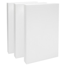 Rectangular Foam Blocks - Easy-to-Carve Sculpting 17 x 11 x 2 in, white