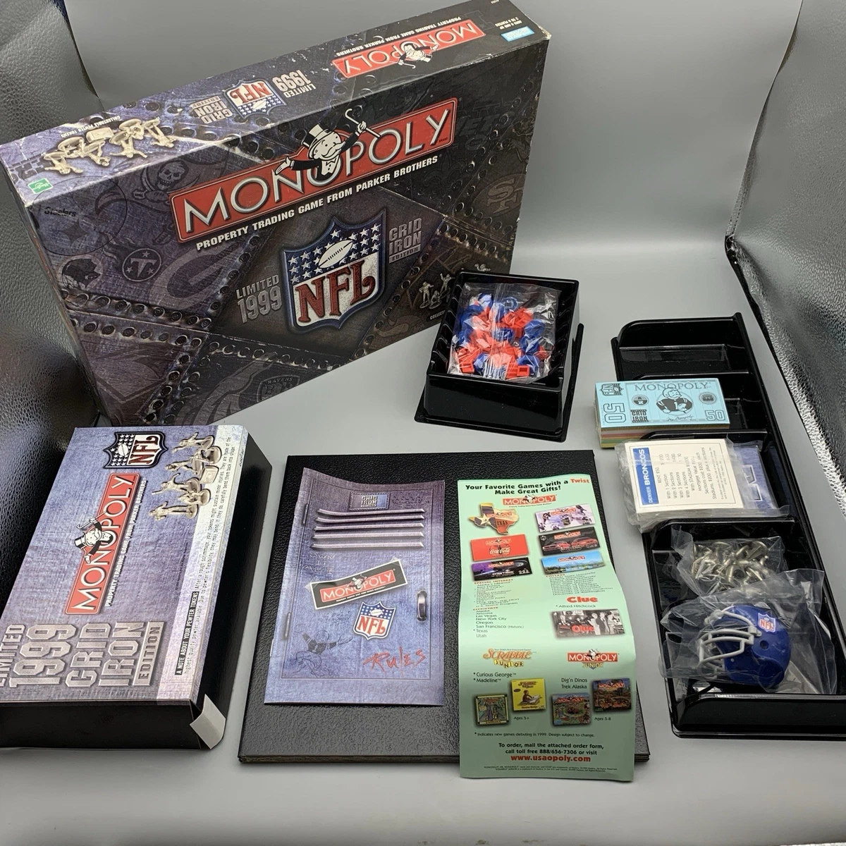 Sports Monopoly 1999 Contemporary Manufacture Board & Traditional