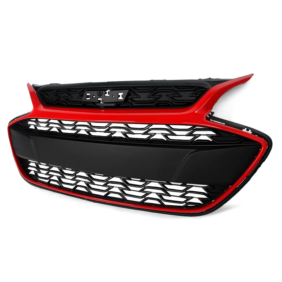 For Chevrolet Spark 42687998 2019-2022 Black Front Bumper Grille W/ Red Hot Trim - Imagem 4 de 4