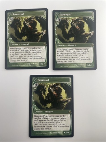 Tarmogoyf Future Sight Regular X3 - Picture 1 of 9
