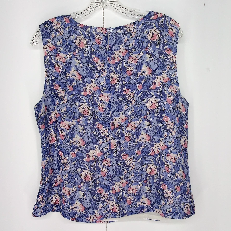 Appleseeds Mujer Forrado Azul Rosa Floral Rosa 2 Piezas Traje Top 14 Parte Inferior Grande Foto 2 de 4