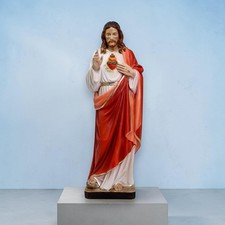 Sacred Heart Of Jesus Statue 30 Cm Resin, 12" Outdoor Indoor