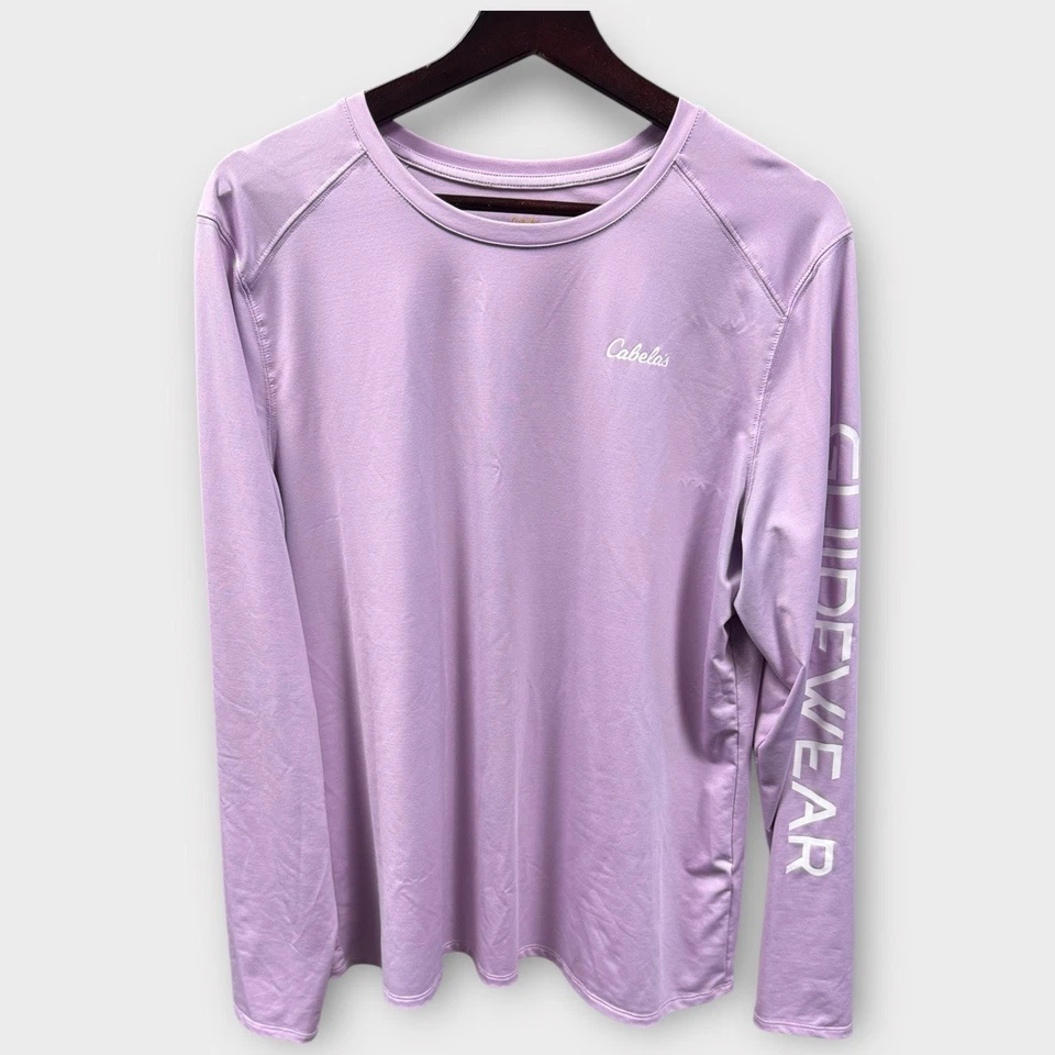 Camisa Manga Larga Cabela’s Guidewear Performance Usada en Excelente Condición - Talla L - Lavanda W53 Foto 2 de 4