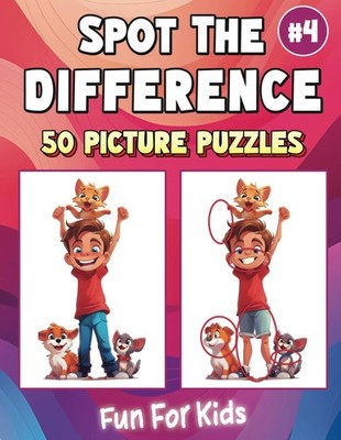 Spot the Difference Book for Kids Ages 610, Volume 4 Seek and Find Hidden Pic...