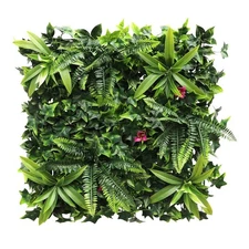 SunnyRoyal 6 Pcs Artificial Boxwood Panel 20"x20" 3D Grass Wall Panels Greene...