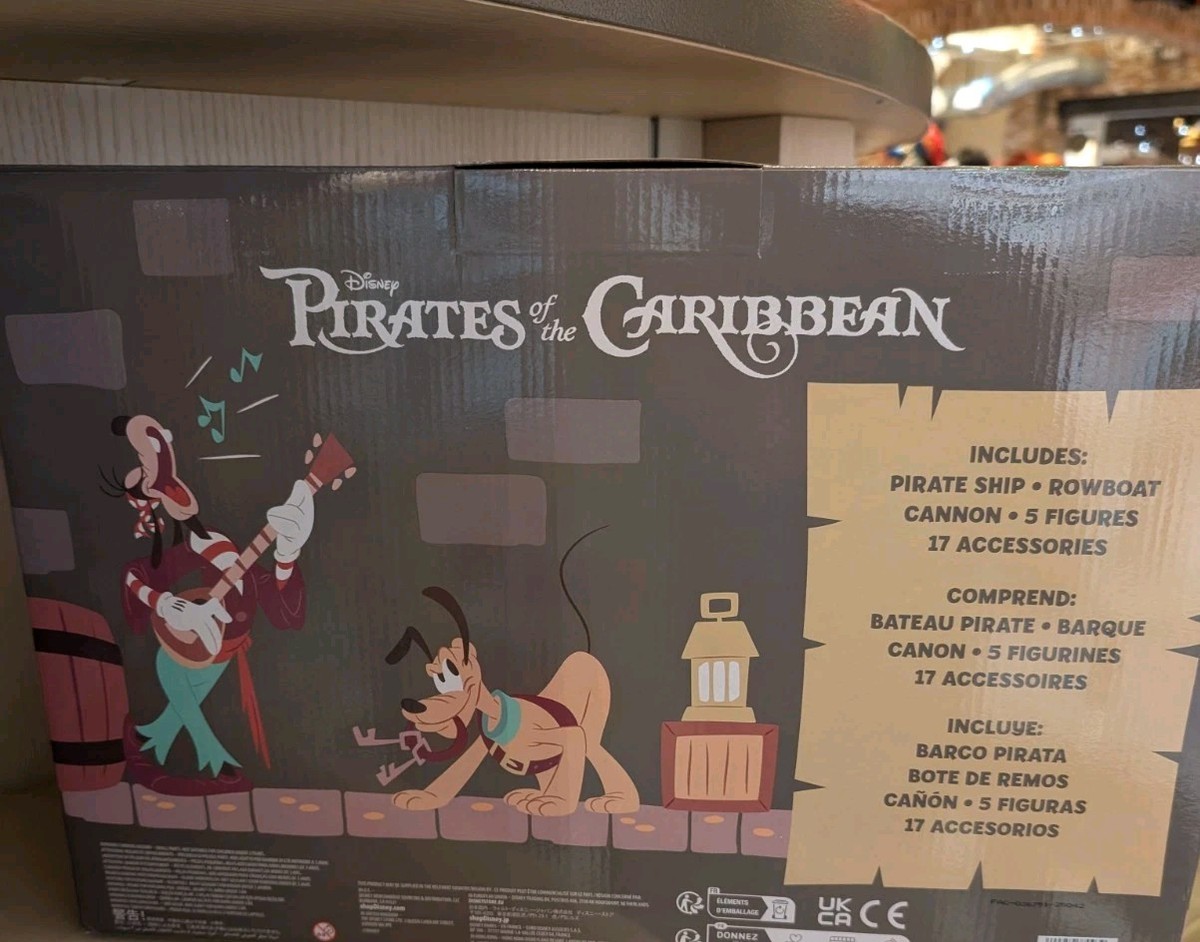 Disney Parks Pirates of the Caribbean Mickey Mouse Pirate Ship