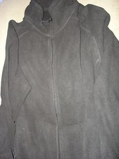 MENS BLACK FLEECE JACKET LARGE