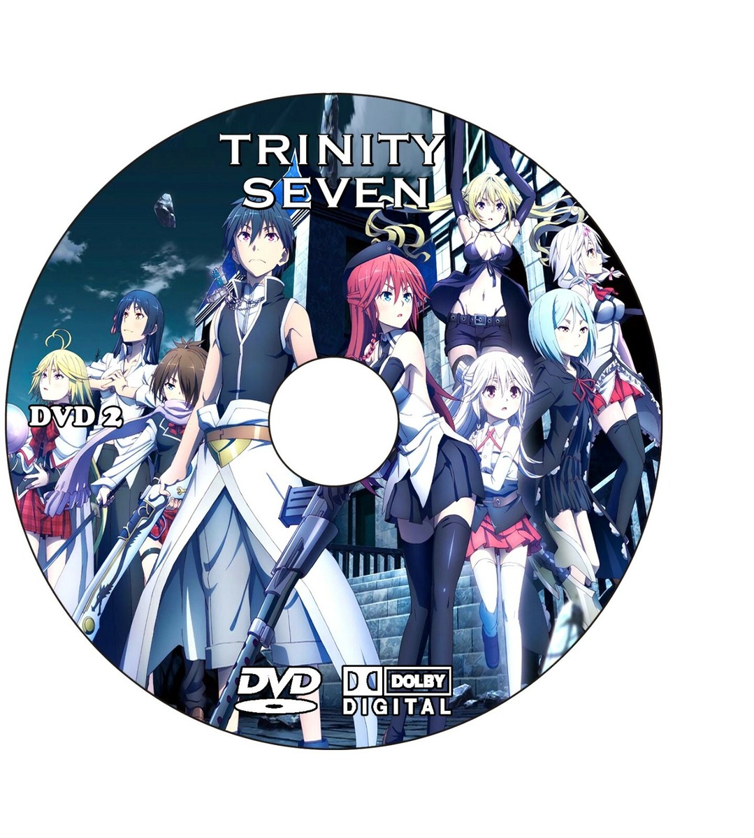 Trinity Seven Anime Series + Ova + 2 Movies Dual Audio English