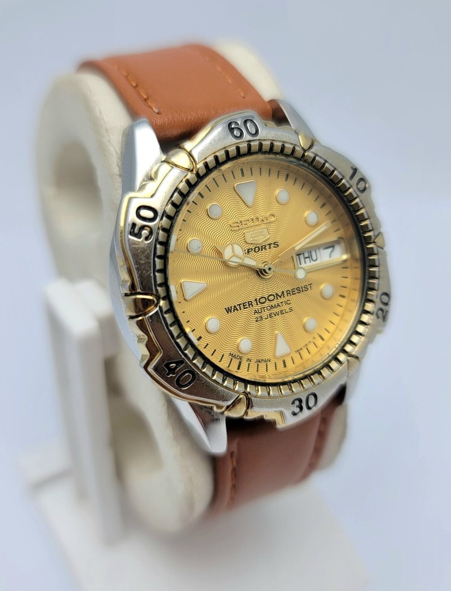 SEIKO 5 SPORTS 7S36-0180 DAY/DATE AUTOMATIC VINTAGE MEN'S WATCH | eBay