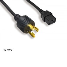 [10X] 15ft 12 AWG Power Cable NEMA L6-30P to ...
