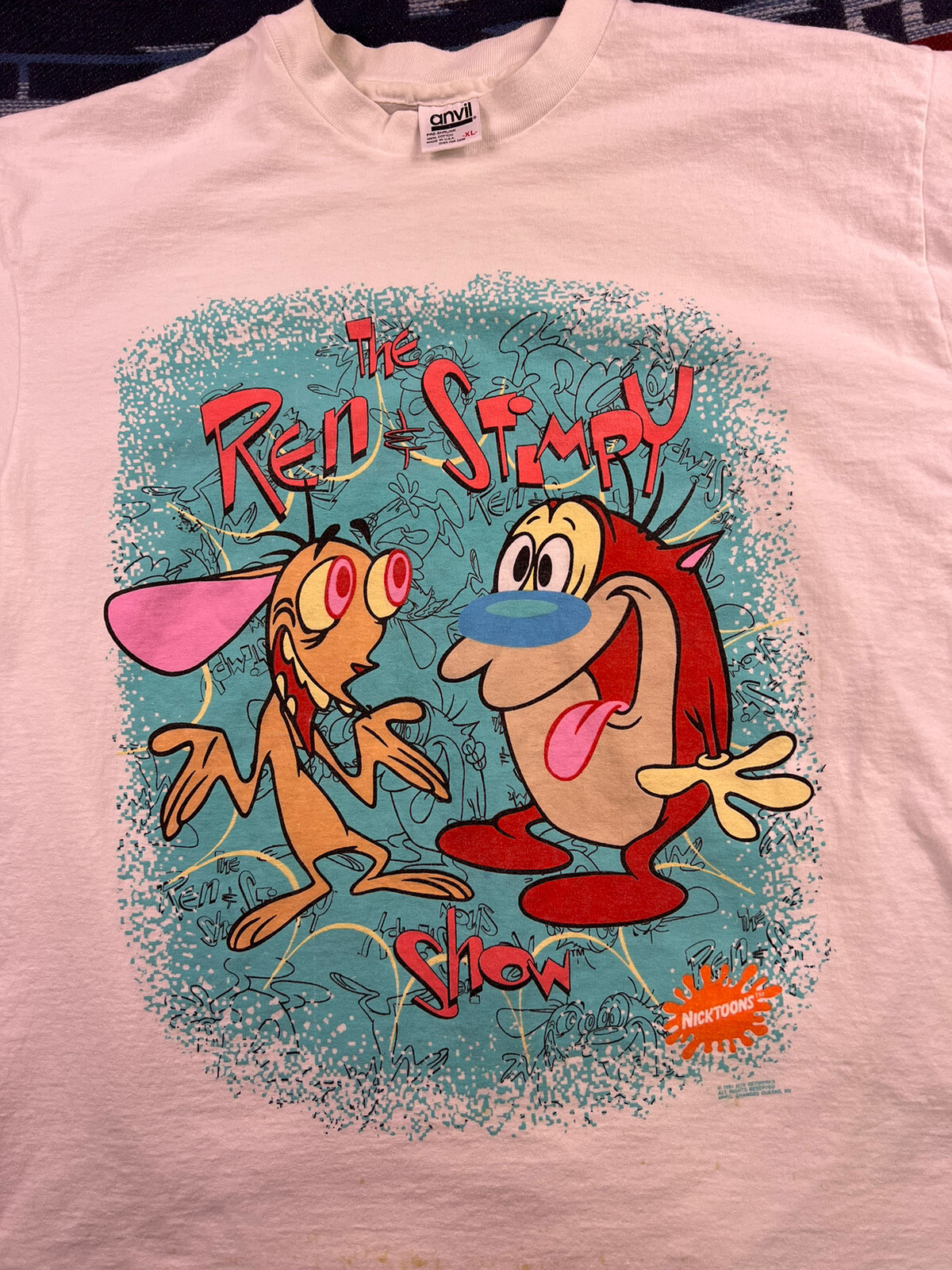 Vintage 1992 Ren & Stimpy Nickelodeon MTV 90s Cartoon… Gem