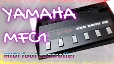 Yamaha MFC1 MIDI Foot Controler with AC DC Adapter and hard box excerent