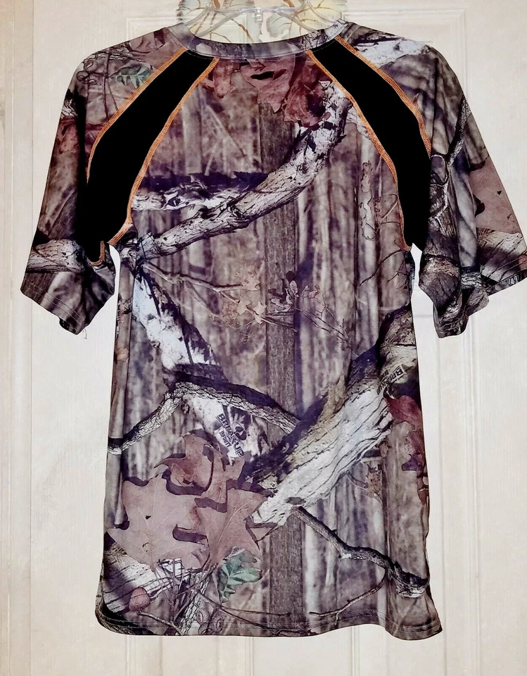 Camisa MOSSY ROBLE Niños Caza Camping MARRÓN Bosque CAMO Ligera Elastizada 2x Foto 2 de 4