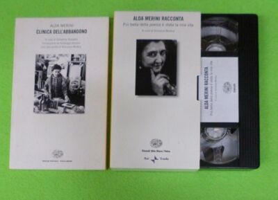 Buch Buch +' VHS KLINIK DER VERNACHLÄSSIGUNG und PU' BELLA POESIE ALDA MERINI (L19)