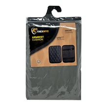 TrexNYC Armrest Cushion, Center Console Cover for Car, Truck, SUV, Gray