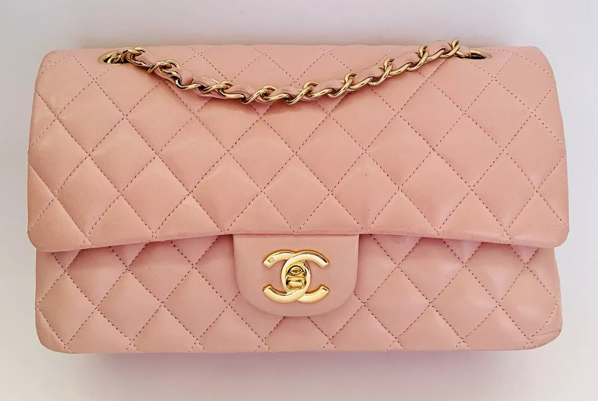 Chanel Metallic Rose Gold Ombré Classic Rectangular Mini Flap Bag myGemma Item 116649 #58 Chanel Metallic Rose Gold Ombré Classic Rectangular Mini Flap Bag myGemma Item 116649