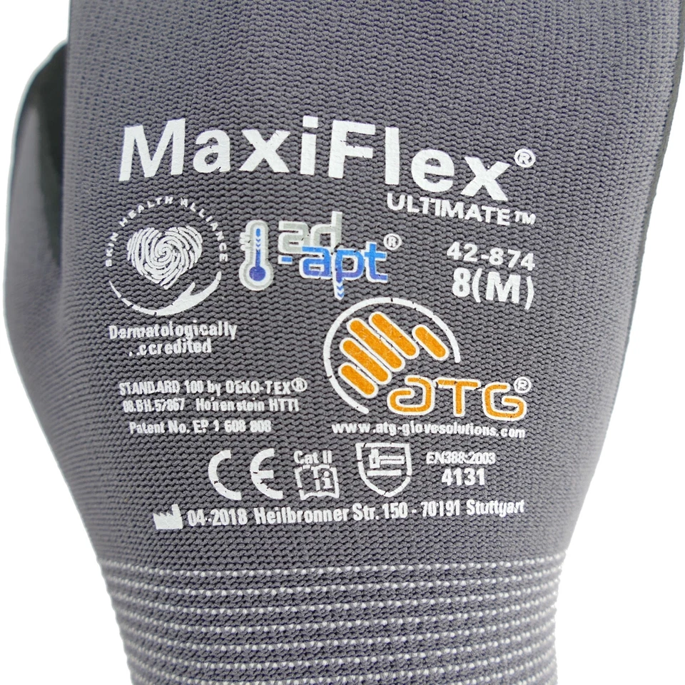 MaxiFlex Ultimate Handschuhe Arbeitshandschuhe Montagehandschuhe Nitril Gr.5-12 - Bild 4 von 4