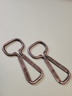 TWO VINTAGE  Coca Cola Soda Metal Loop Wire BOTTLE OPENERs  — photo 2