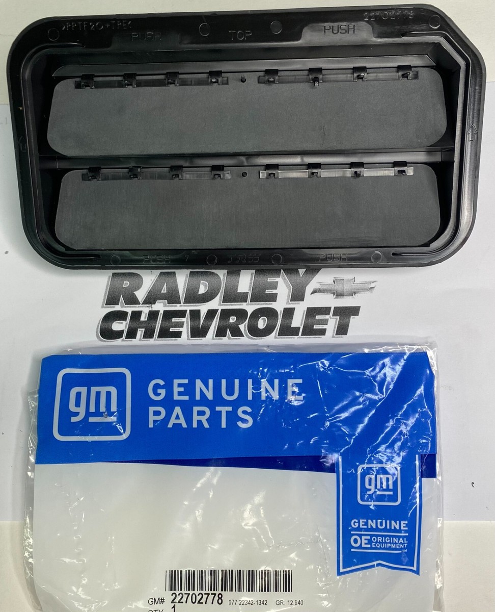 NEW GM OEM QUARTER PANEL- PRESSURE VALVE- GENERAL MOTORS GMC