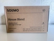 Solimo House Blend, Medium Roast, 100 Coffee pods