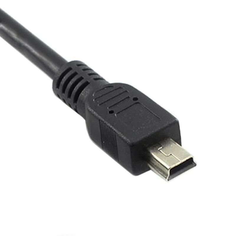 Mini USB 5Pin Male to Female Extension Adapter Cable Panel Mount Type 5Pin Cable - Image 3 of 4