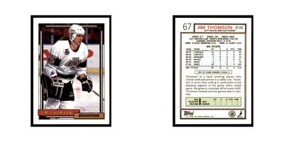 Jim Thomson 1992 Topps #67 Hockey Cards Hockey Card NM | eBay