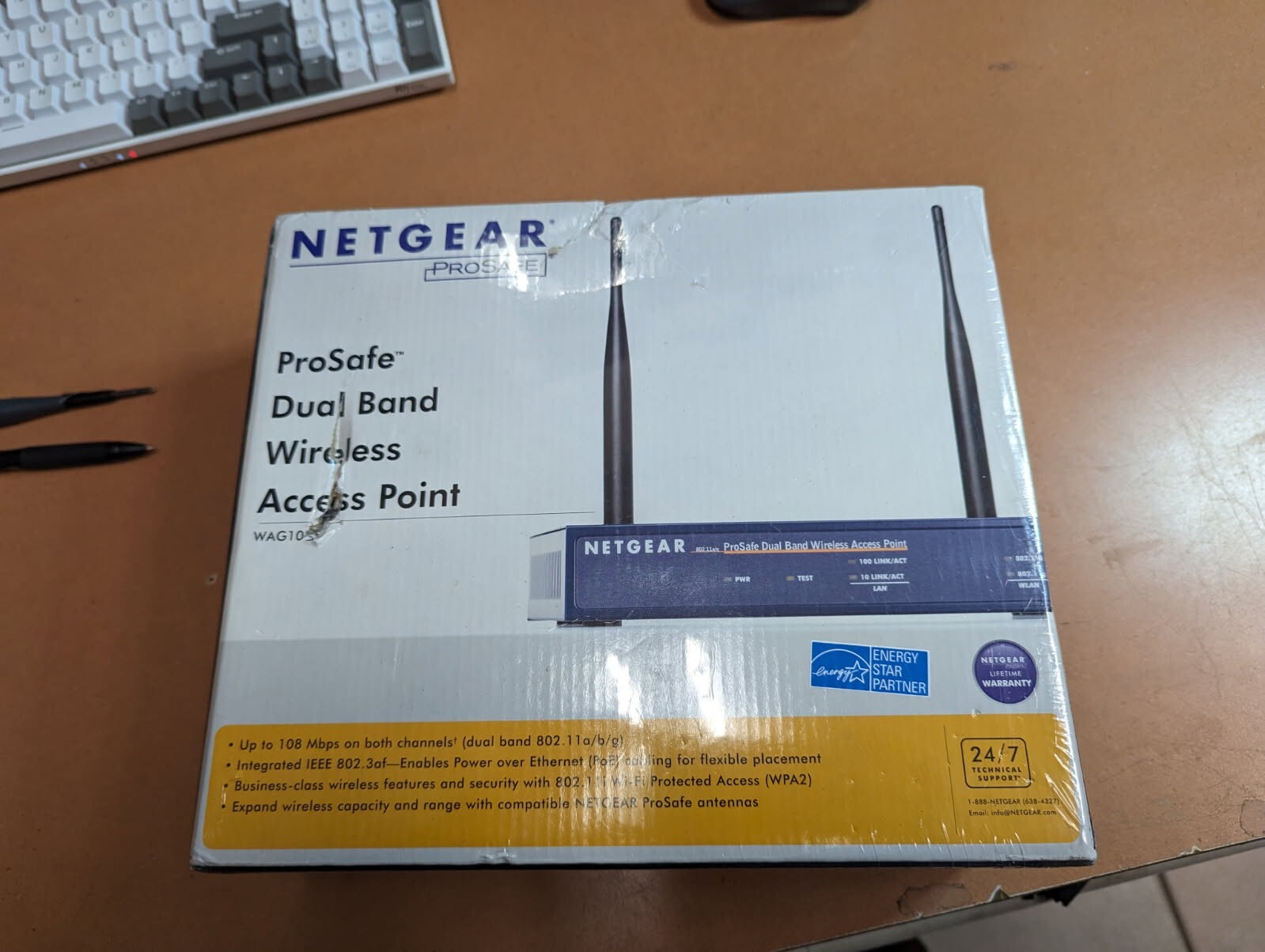 Netgear WAG102 Dual Band Wireless Access Point sealed box. Available Now for $28.00